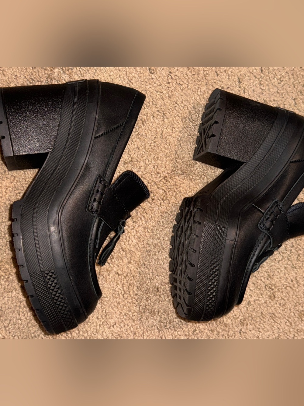 Converse Chuck 70 De Luxe Heel Loafer Platform Leather black - Picture 2 of 8